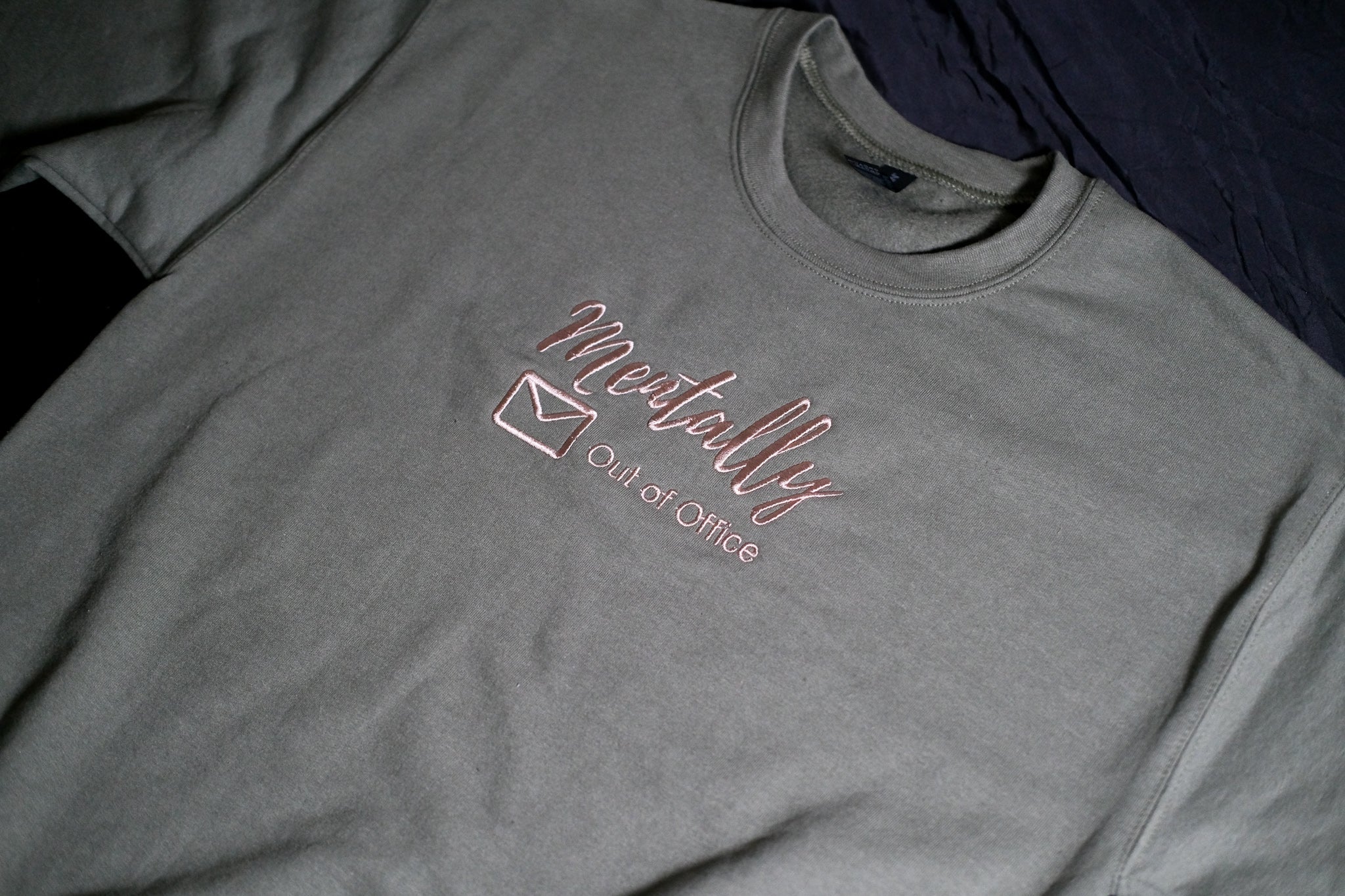 Mentally Out of Office Comfort Crewneck - Gildan Unisex Sweatshirt