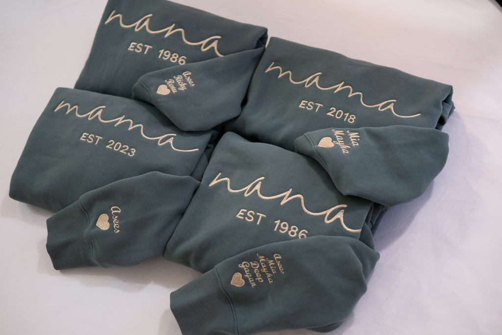 Mama Embroidered Sweatshirt