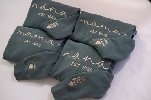 Mama Embroidered Sweatshirt
