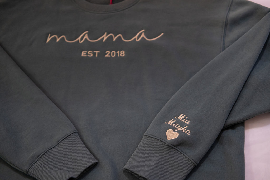 Mama Embroidered Sweatshirt