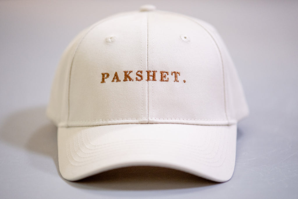 PAKSHET. Hat for when words fail